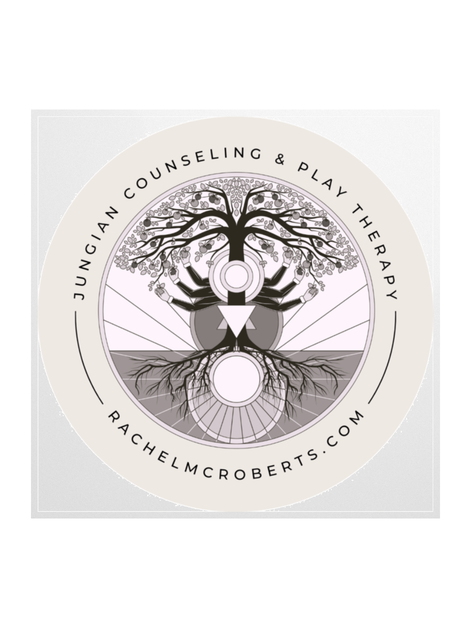 Jungian Counseling & Play Therapy Logo Stickers product image (1)