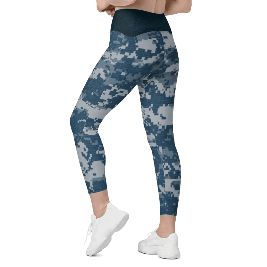 U.S. Navy Camouflage Crossover Leggings product image (3)