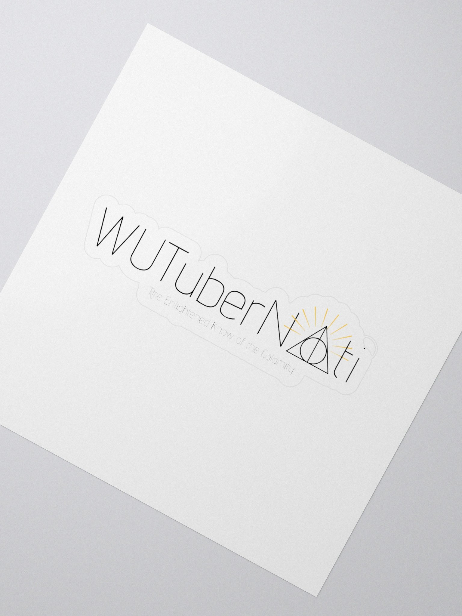 WUTubernati Kiss Cut Sticker 3 x 3 product image (2)