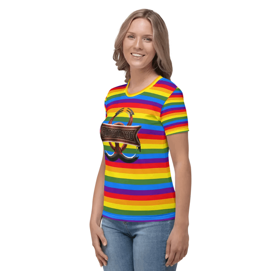 Batista736 Logo (LGBTQ+) All-Over Print T-Shirt (Woman) product image (3)