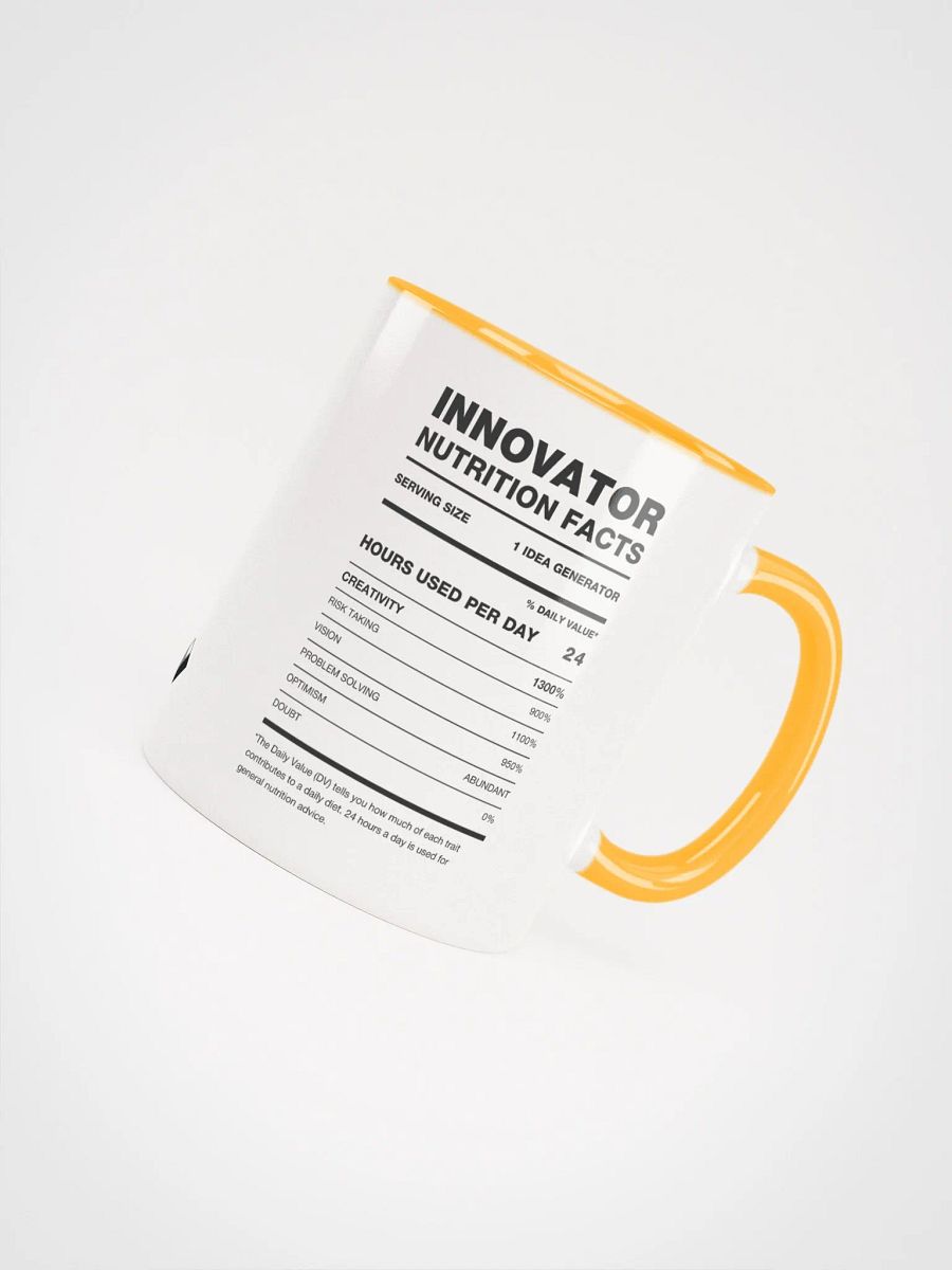 INNOVATOR Nutrition Facts Ceramic Mug product image (4)