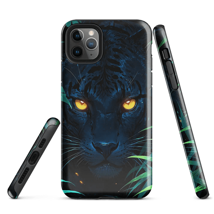 Glowing Panther Tough iPhone® Case product image (3)