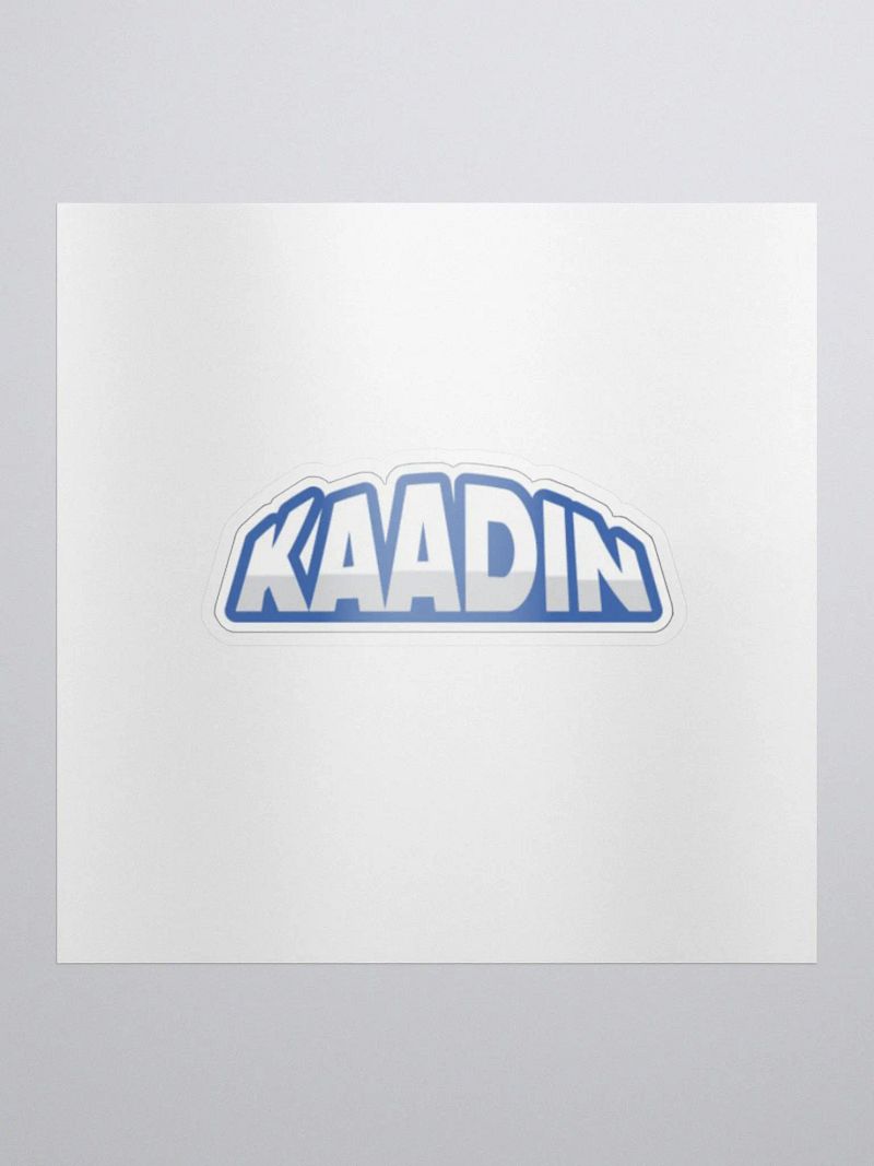 Kaadin - Blue and White Sticker