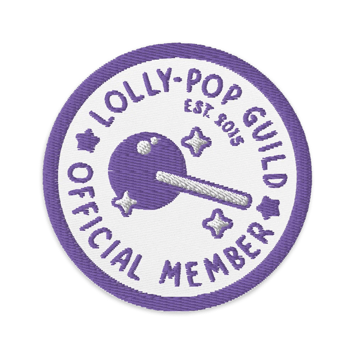Lolly-Pop Guild Member Patch [White] product image (1)
