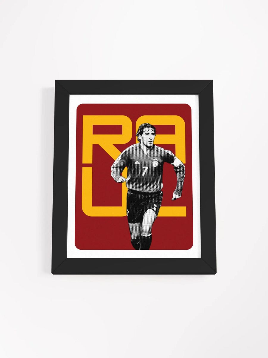 Raul BW Spain Name Art Framed Print product image (3)