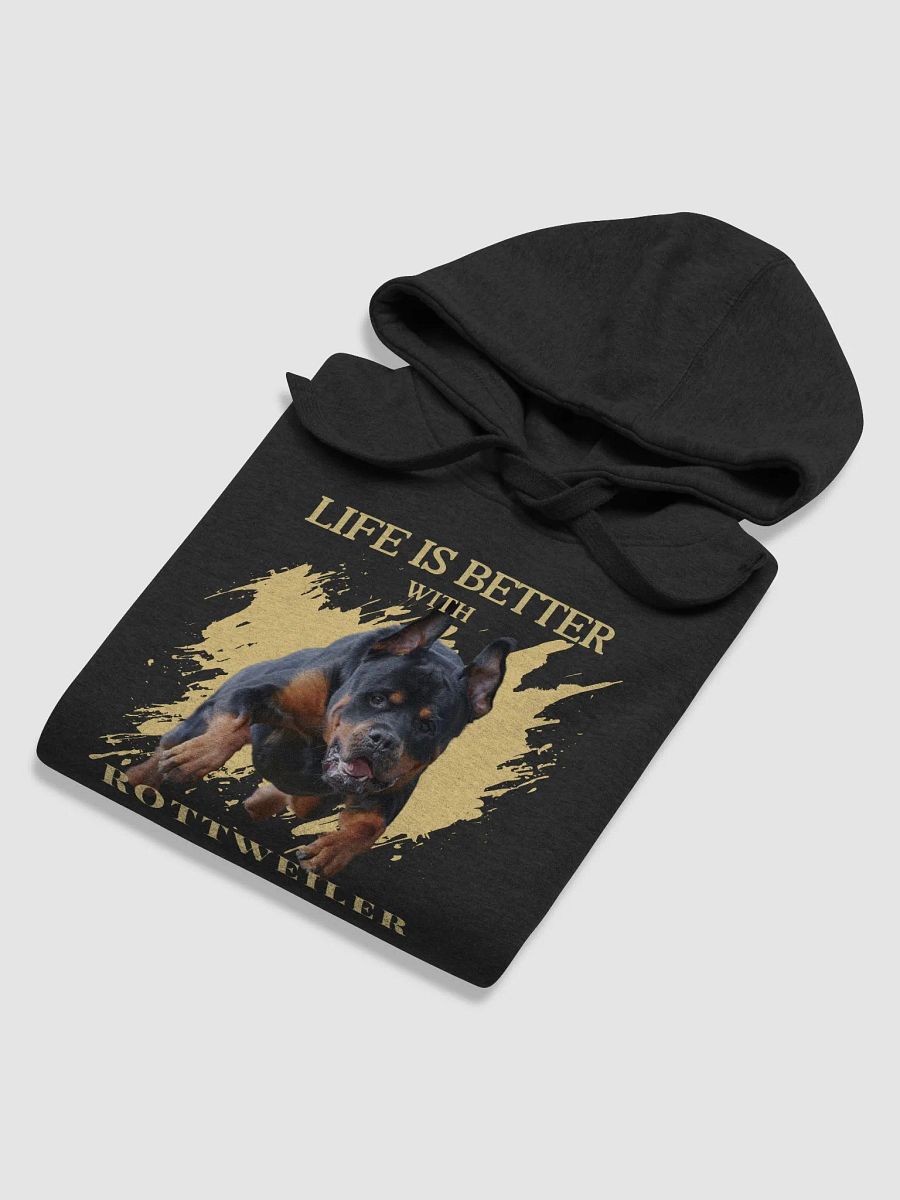 Life Is Better With Rottweiler Gold Color Hoodie product image (5)