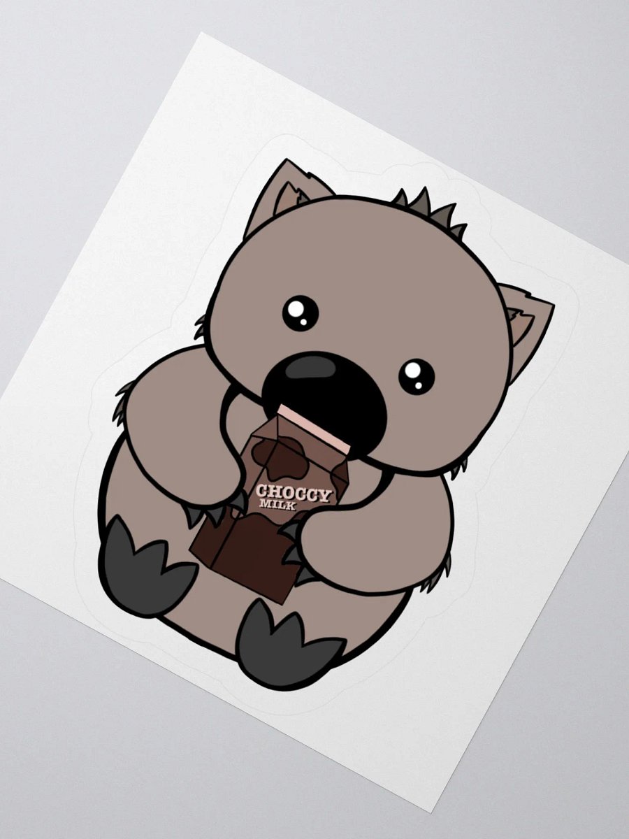 Choccy Milk Wombat Sticker product image (2)