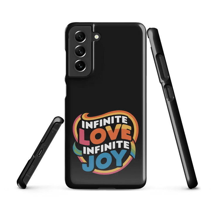 Infinite Love Infinite Joy Snap Case for Samsung (Black) product image (1)