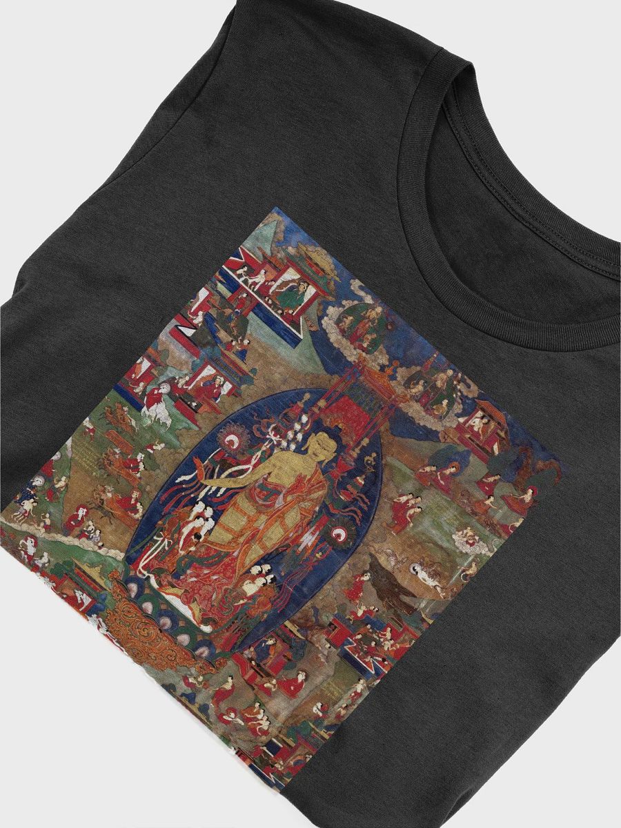 Buddha Shakyamuni and His Previous Lives Traditional Buddhist Thangka Art Unisex T-Shirt product image (5)