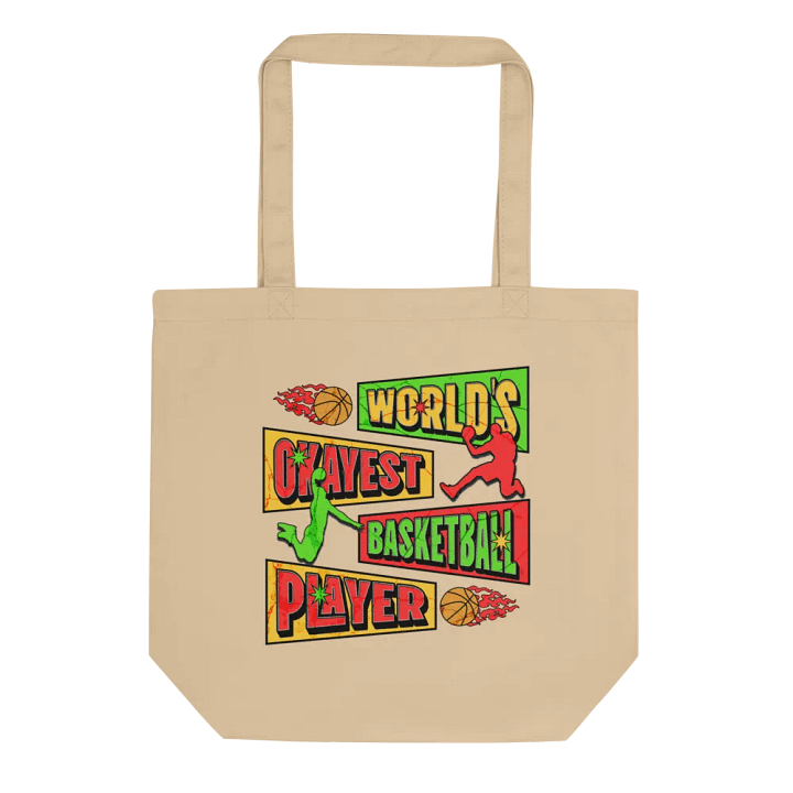 Worlds Oldest Basketball Player Flaming Tote Bag product image (1)