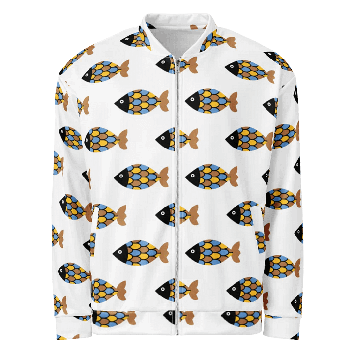 Geometric Mosaic All-Over Bomber Jacket product image (1)