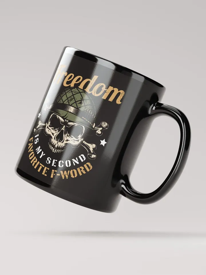 Freedom Graphic Black Mug product image (3)