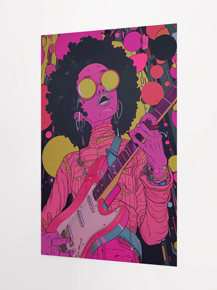 Electric Groove: Pop Art Guitar Queen Poster product image (3)