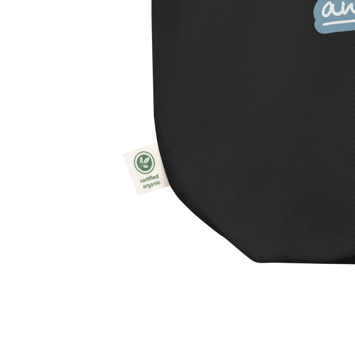 Bubbly and a B*tch (lined design, #709AAF) tote bag product image (2)
