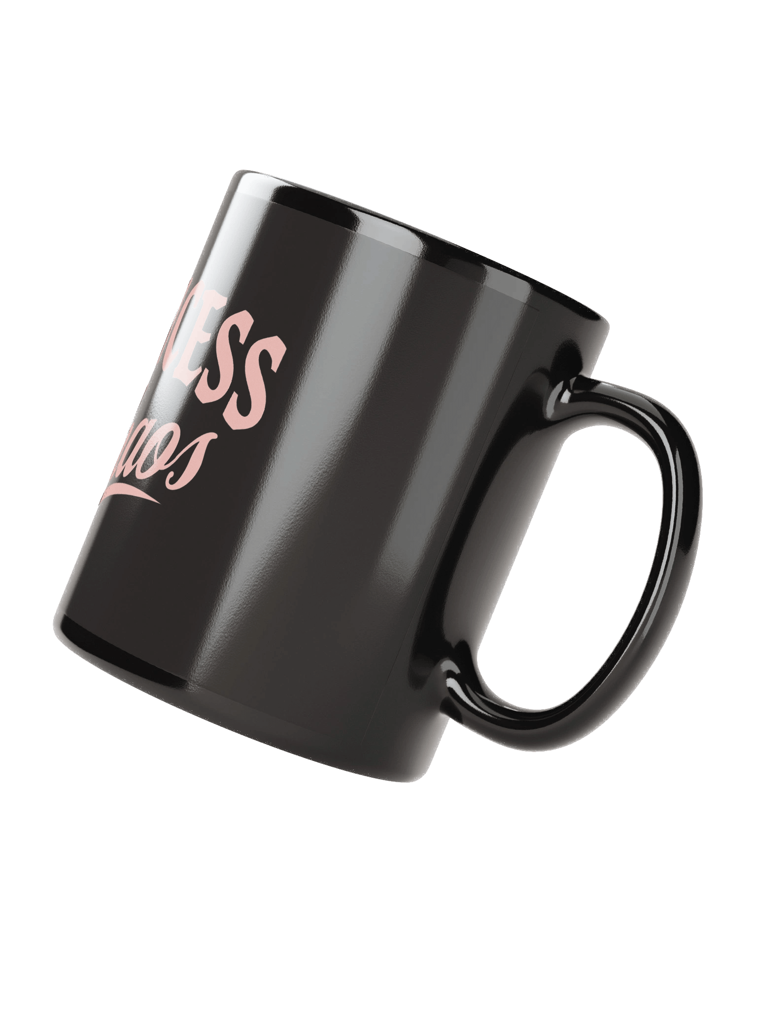 Princess of Chaos Skull Mug Pink on Black product image (2)