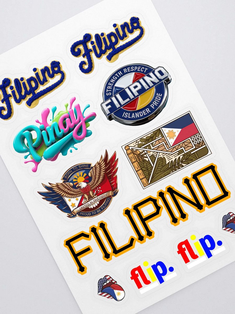 Filipino Pride Sticker Sheet #1 product image (1)