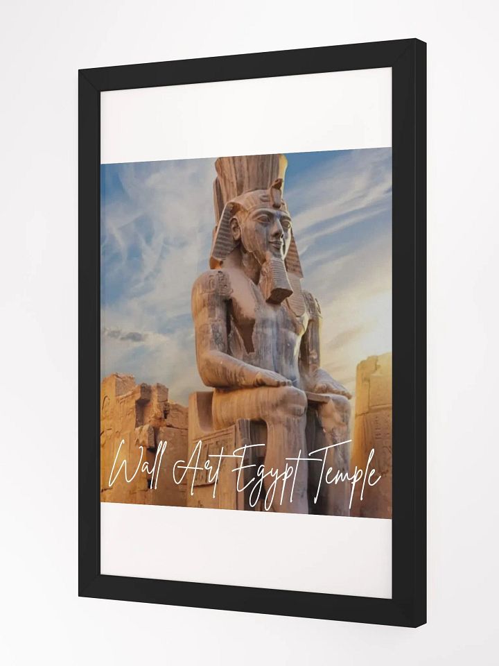 Wall Art Egypt Temple Framed High-Quality Matte Poster (in) product image (2)