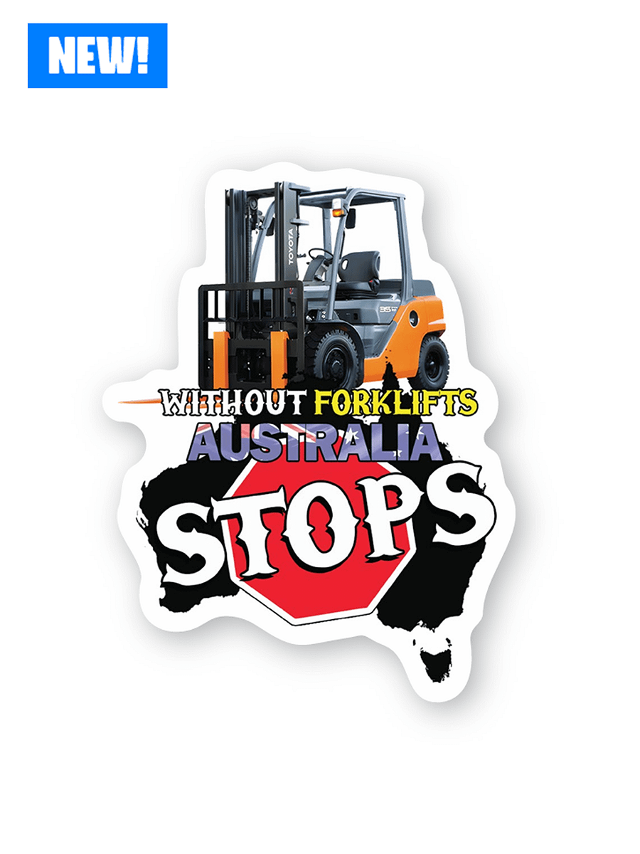 Official Garn 'Without Forklifts' Sticker product image (1)
