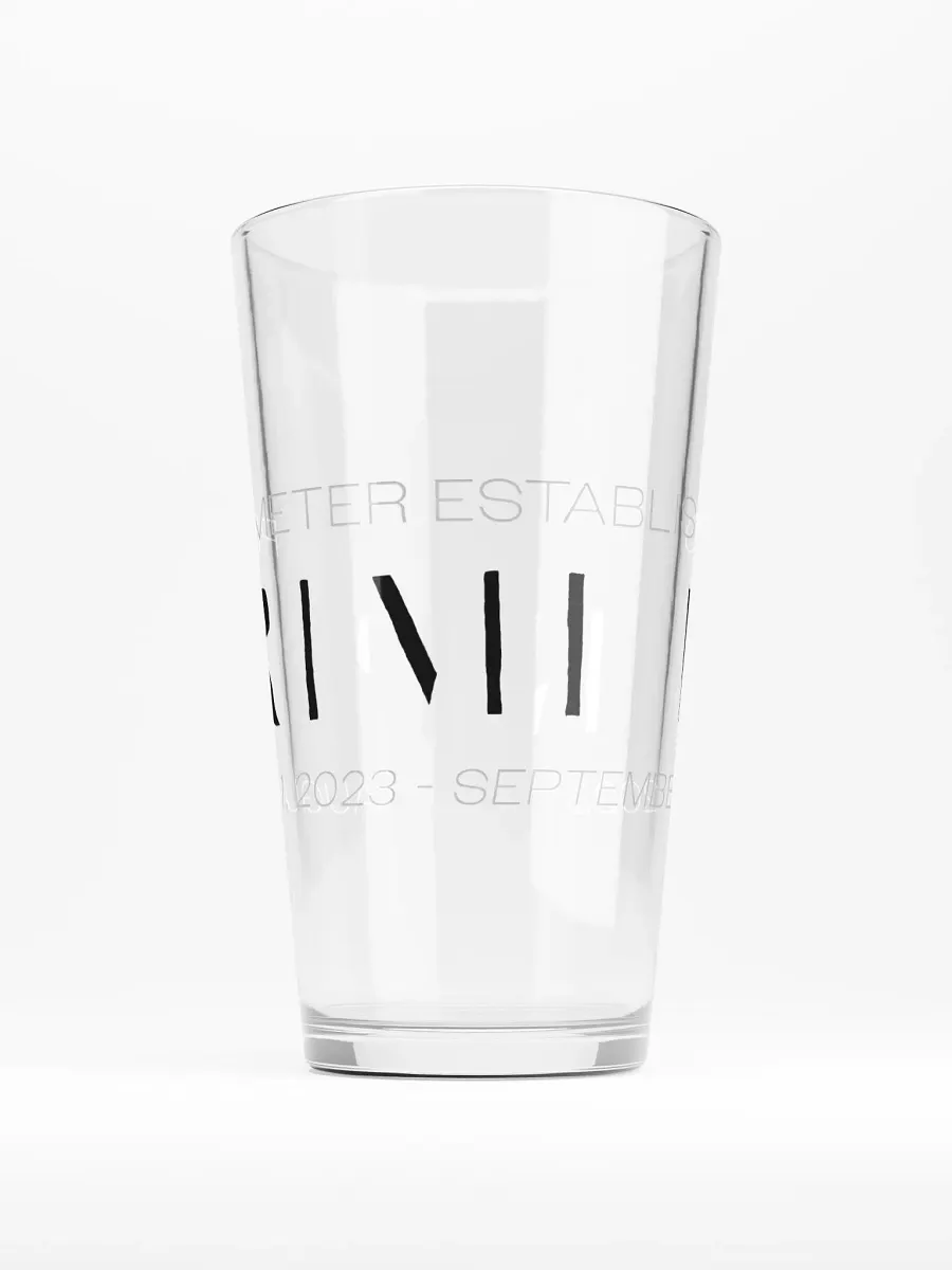 Perimeter | Pint Glass by Nik the Hat product image (1)