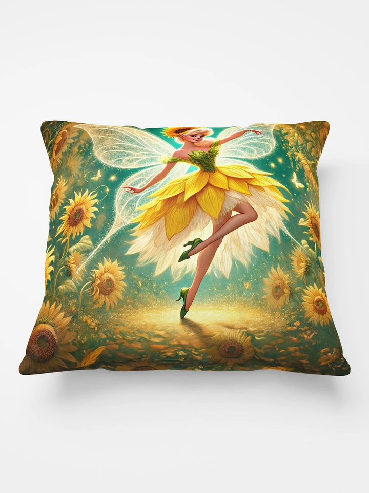 Sunflower Fairy Enchanting Throw Pillow product image (2)