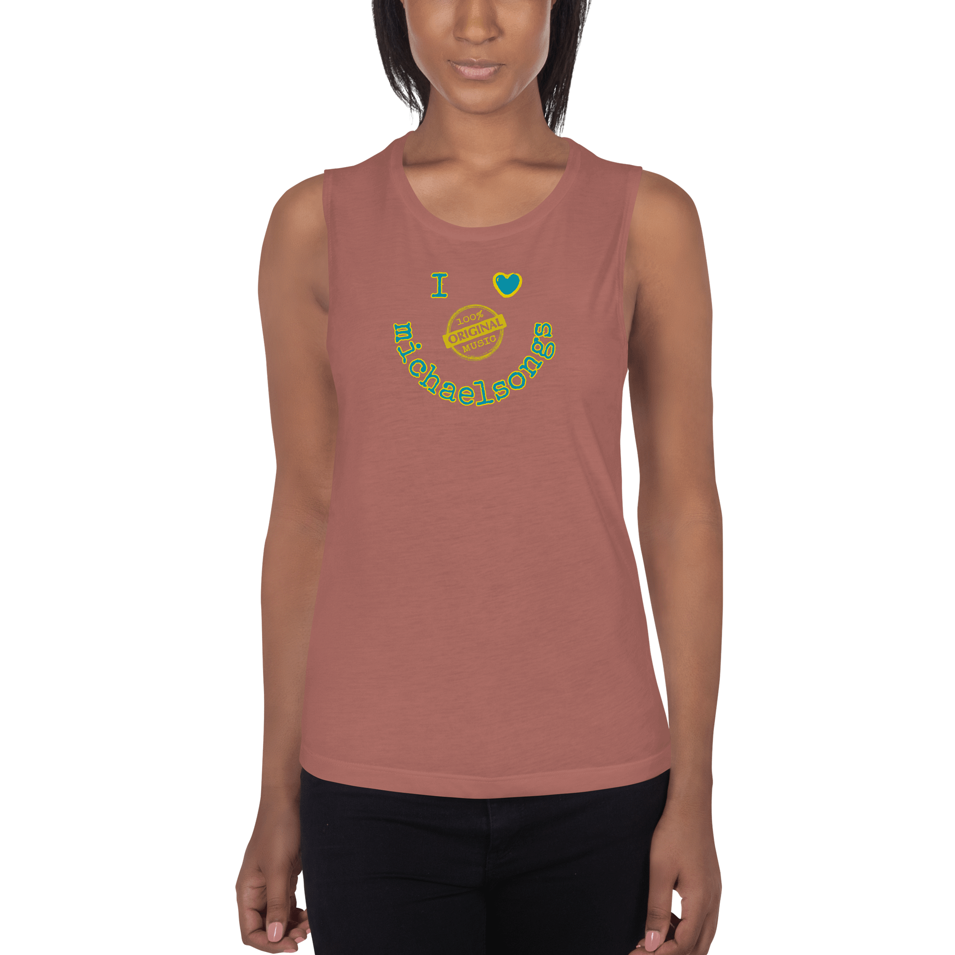 NEW!! flowy tank with smiley logo product image (3)