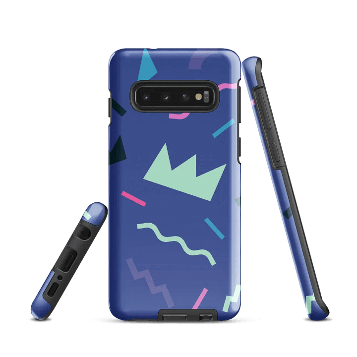 Playful Geometric Waves Samsung® Case product image (2)