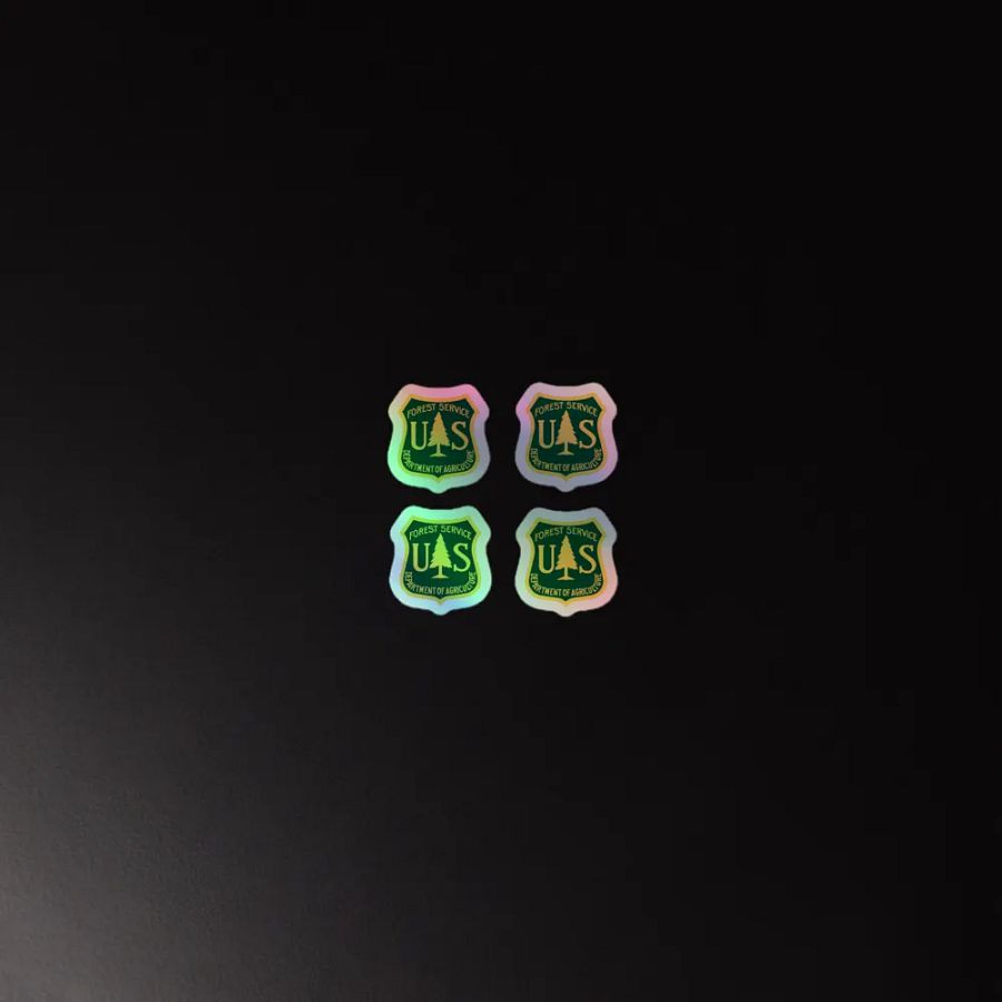 "Forest Service" Holographic Stickers product image (2)