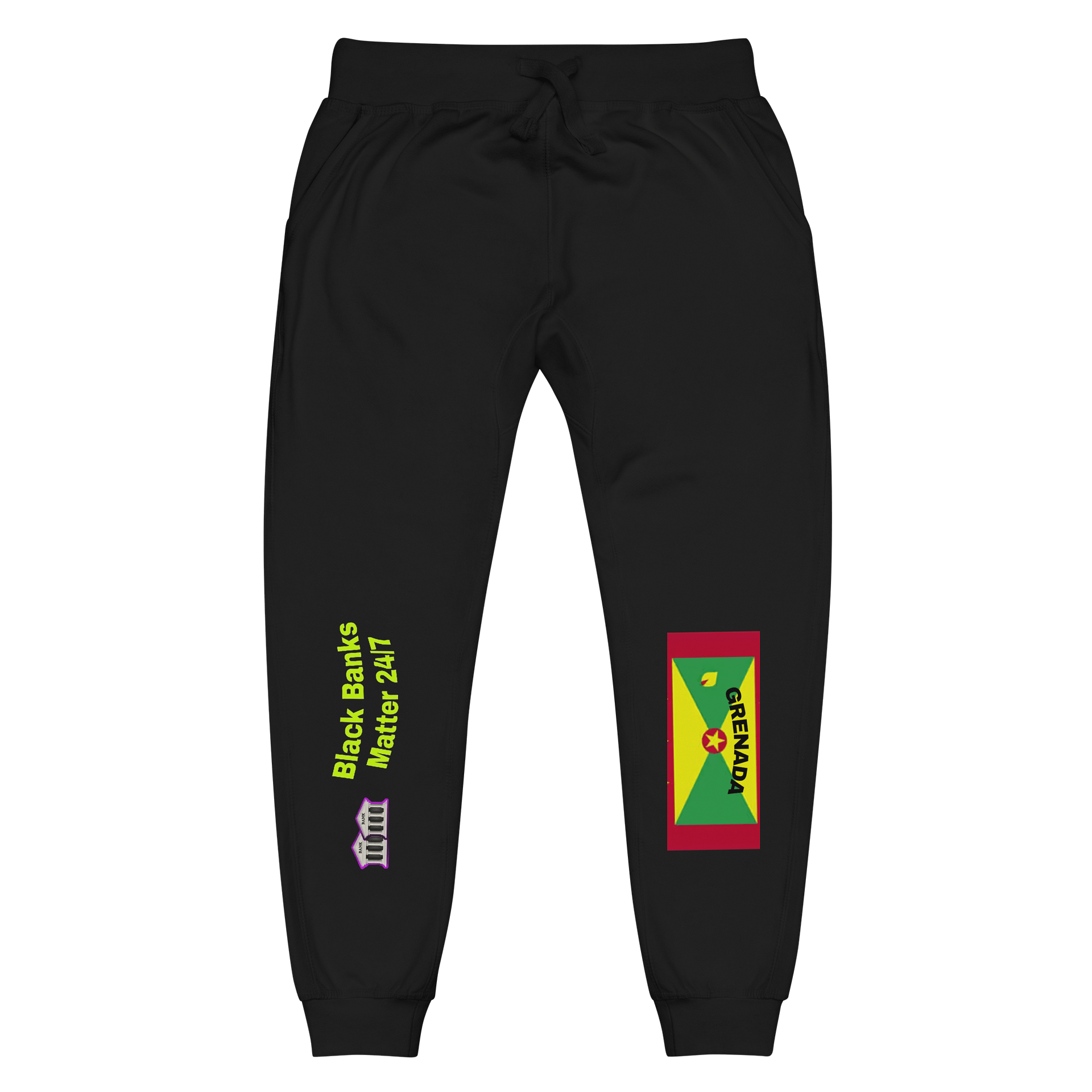 Grenada Flag Inspired Unisex Fleece Joggers product image (1)