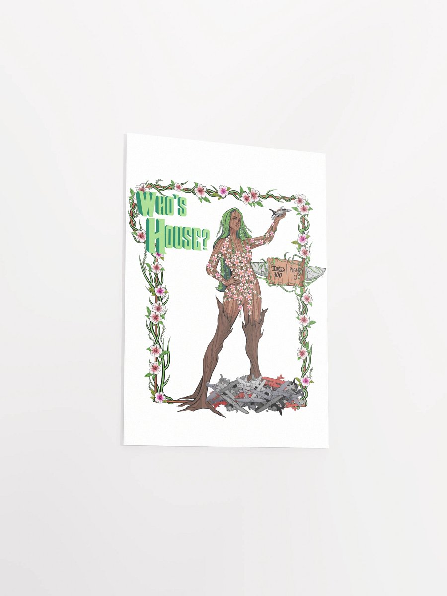 "Who's House, Groot's House" Poster (Light) product image (3)