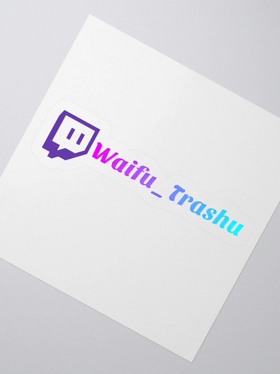 Waifu_Trashu Gradient Logo Stickers product image (5)