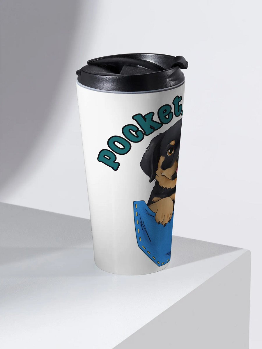 Pocket Rottie Stainless Steel Travel Mug product image (2)