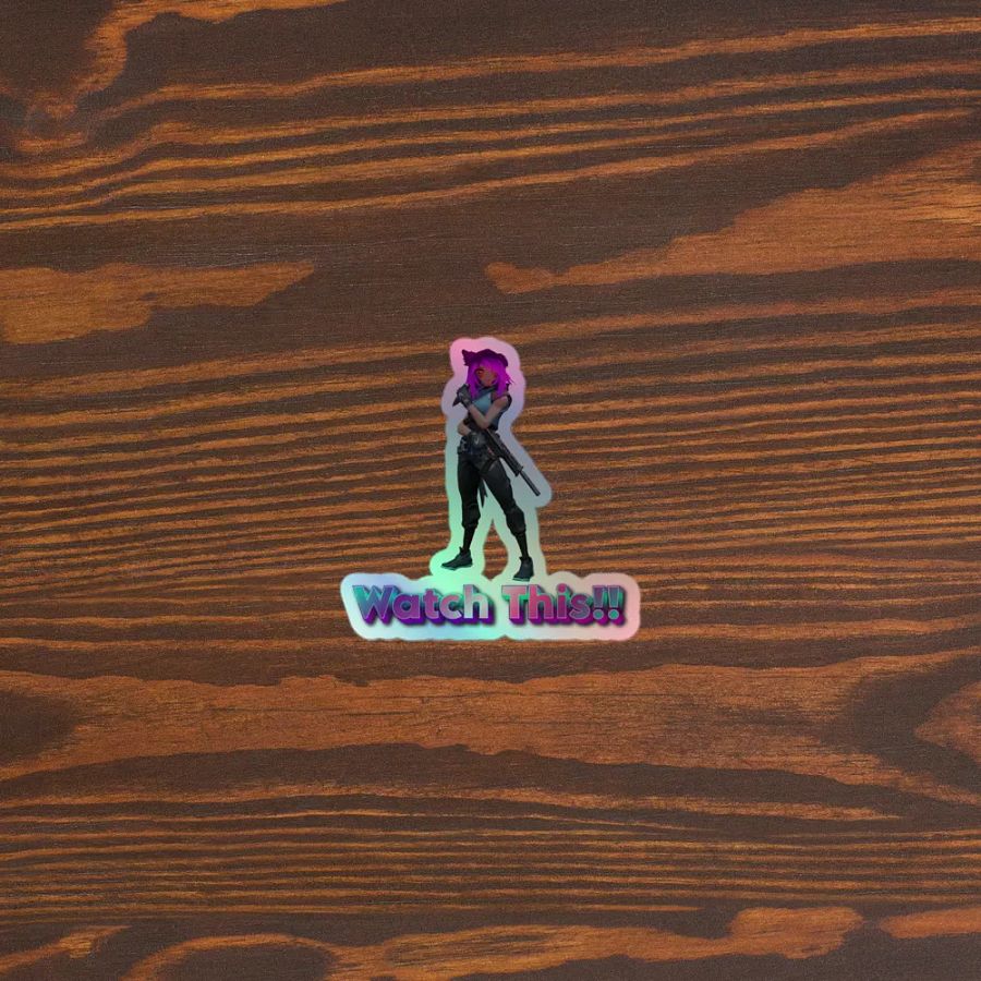 Jett Watch This!! Holographic Sticker product image (5)