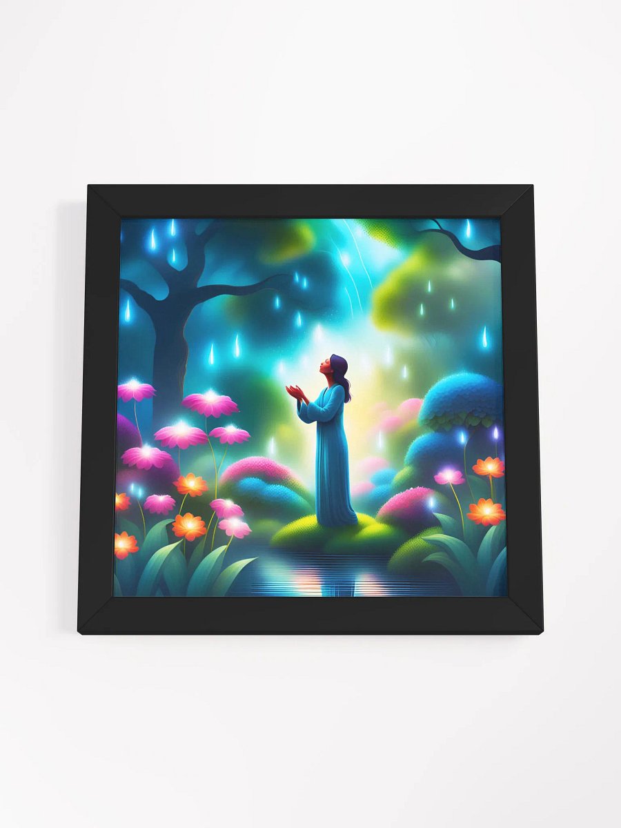 A Whisper Can Bloom a Garden - Framed High-Quality Matte Poster product image (4)