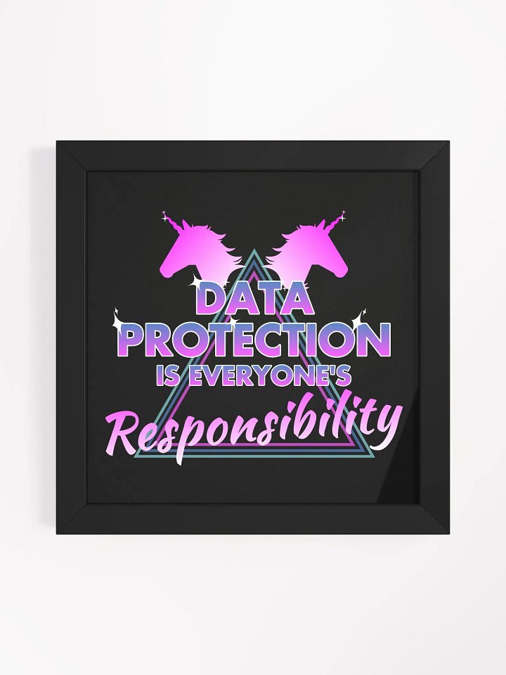 Data Protection framed poster product image (2)