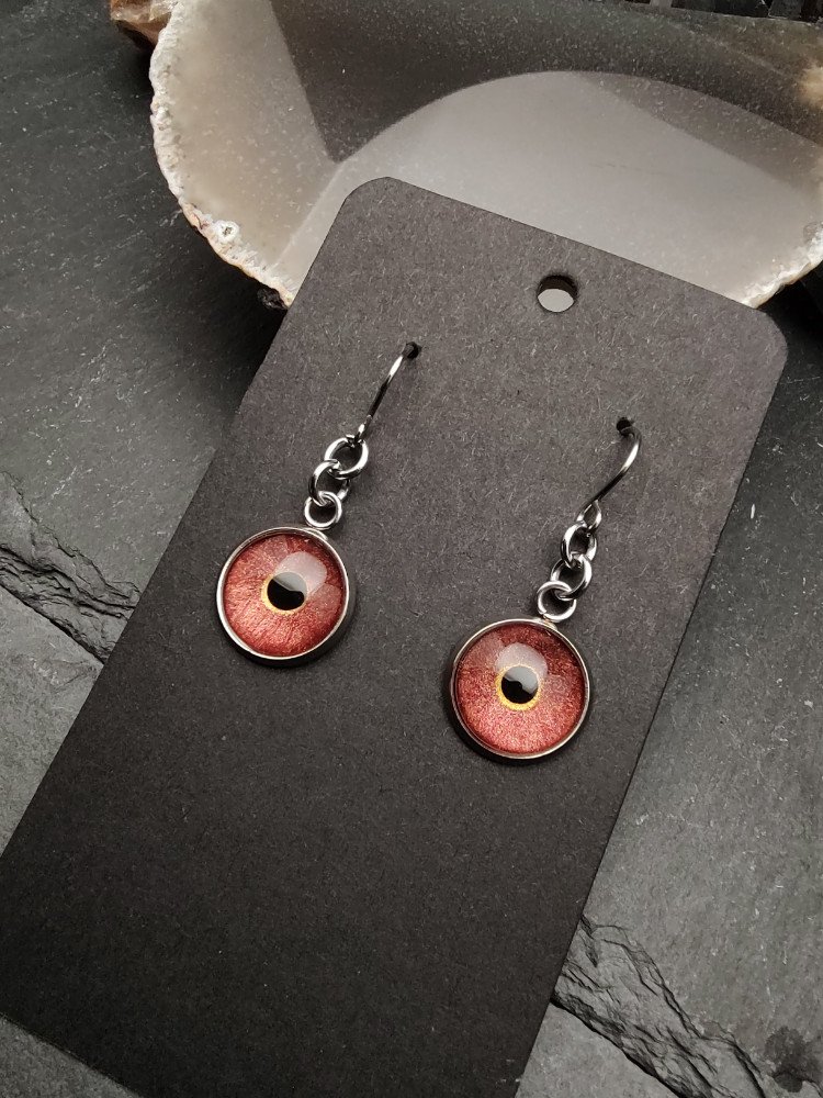 Earrings Eyes - Ember Aura Ward product image (1)