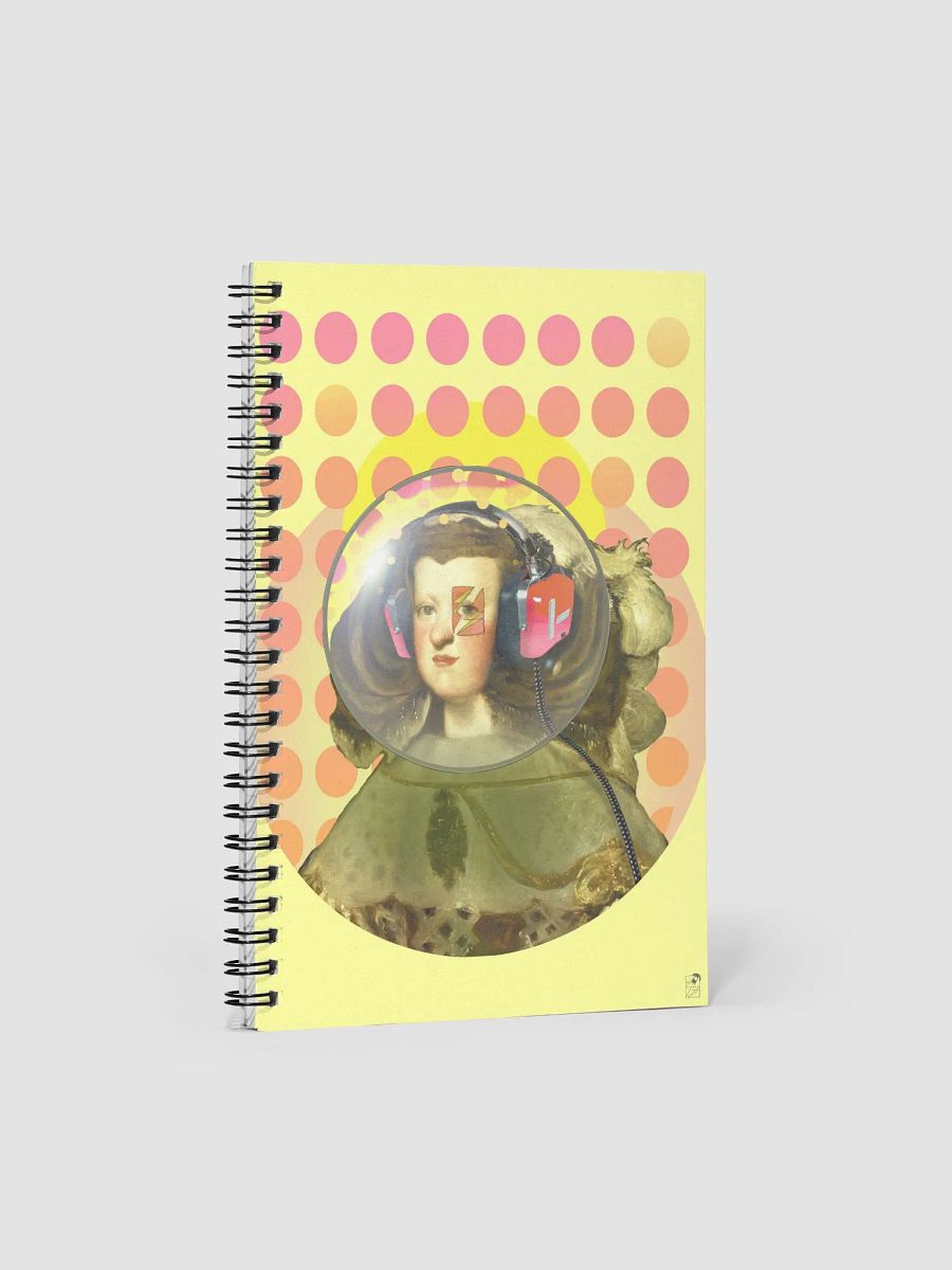 Queen of Space by Frank Fonik, EDM Techno Spiral Notebook product image (3)