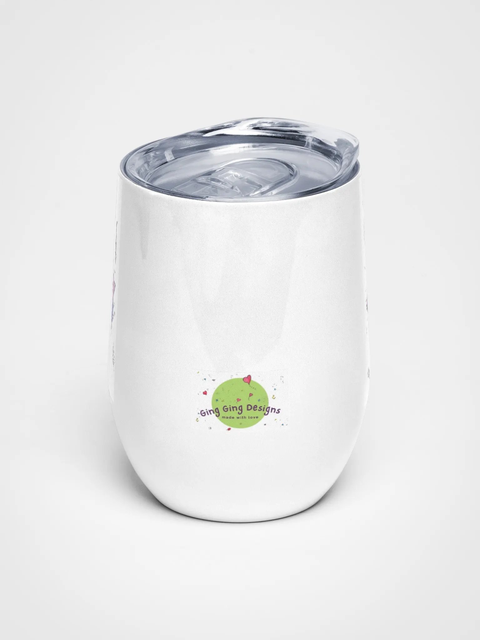 Ging Ging Grumpy Bird Wine Tumbler product image (3)