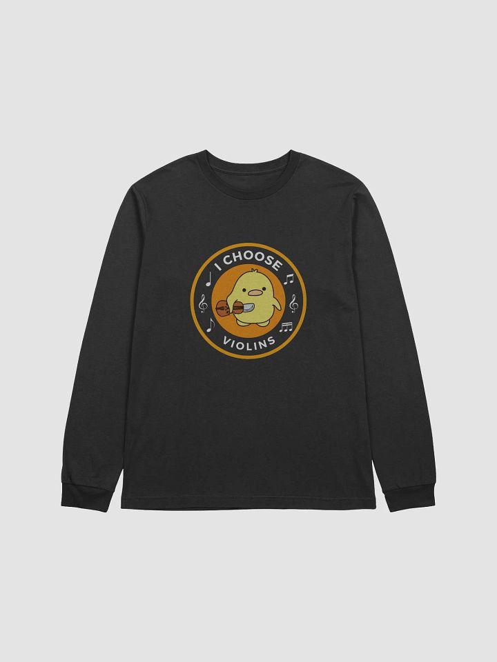 I choose violins Bella+Canvas Supersoft Long Sleeve T-Shirt product image (1)