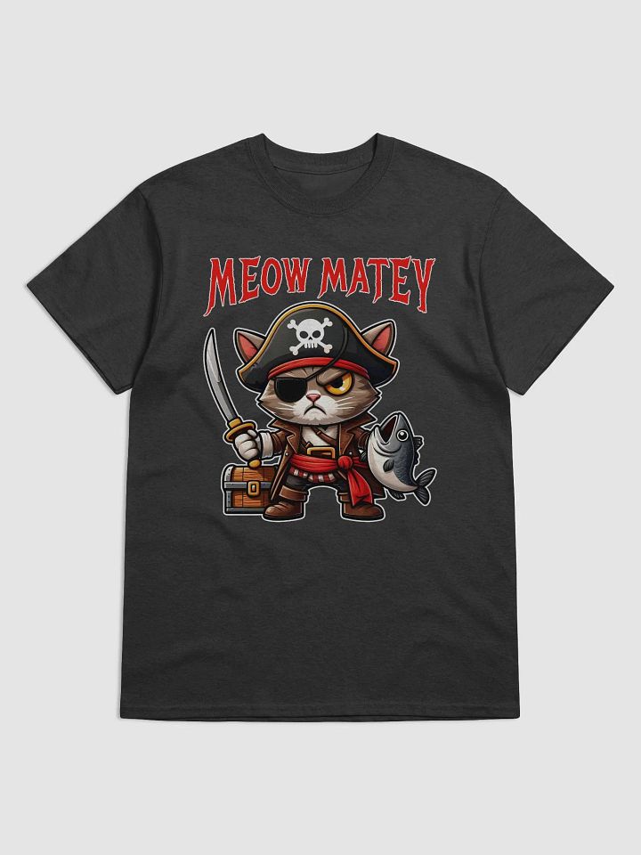 Meow Matey Cat Pirate Tee product image (6)