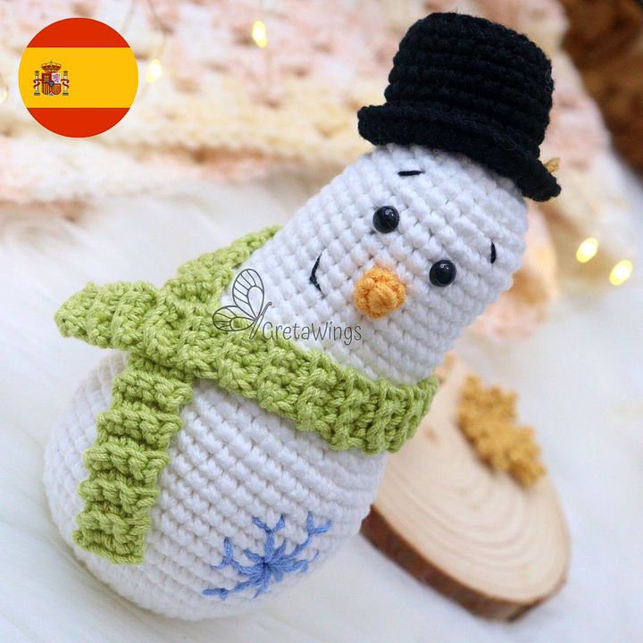 Patrón amigurumi muñeco de nieve (Descarga Digital) product image (2)