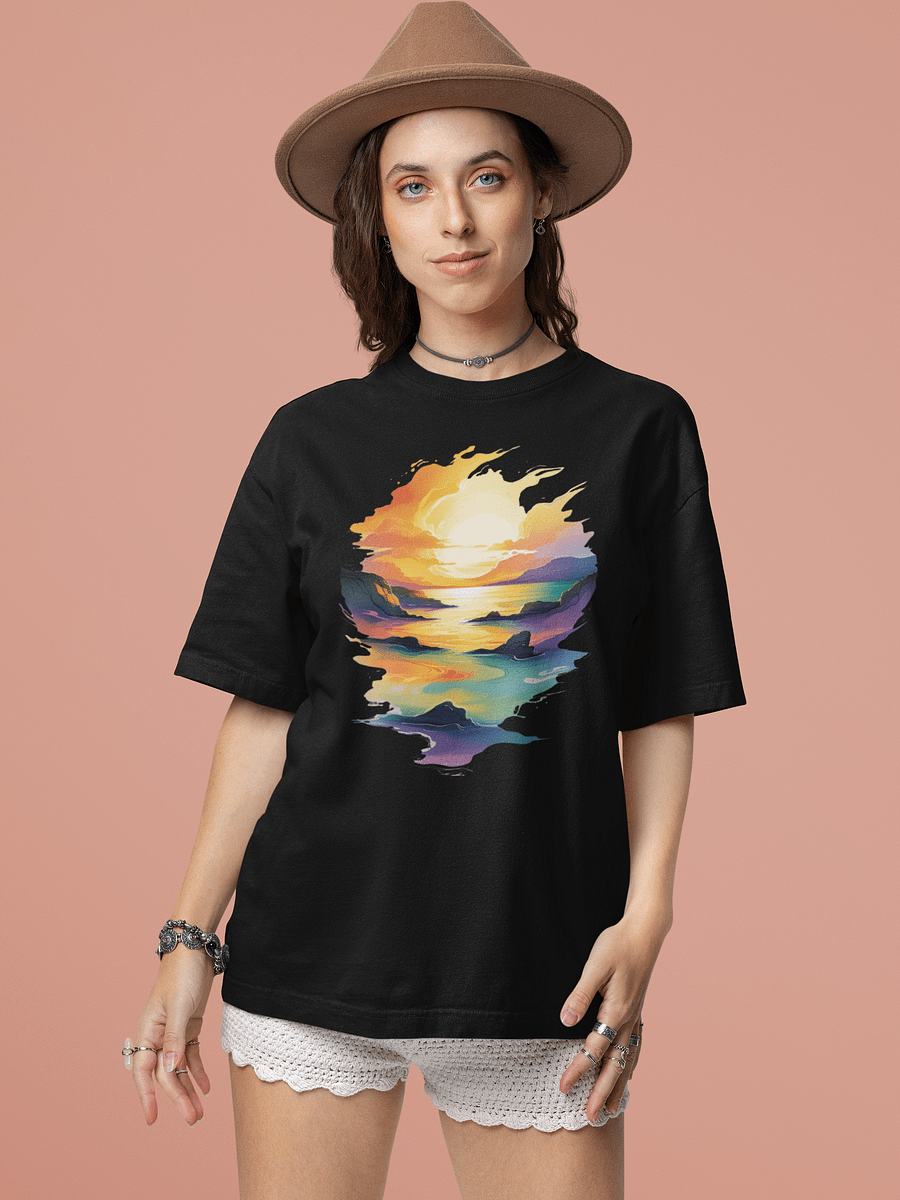 Cornish Sunset Vibes Organic Cotton T-Shirt product image (10)