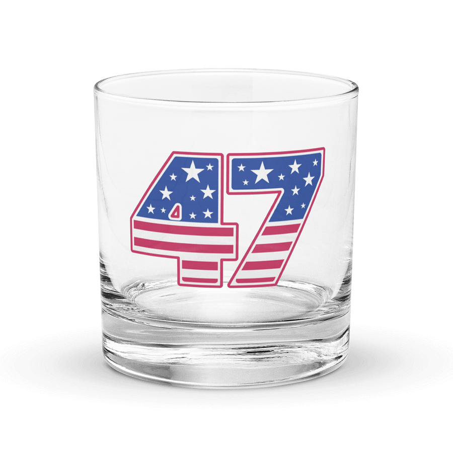 Patriotic 47 Rocks Glass product image (1)