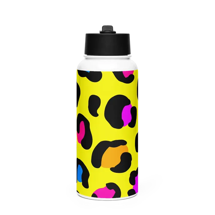 Leopard Luxe Stainless Steel Water Bottle product image (1)