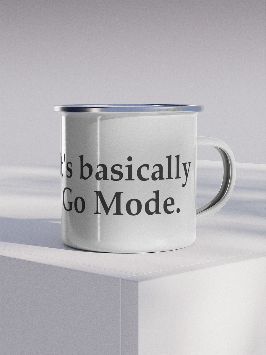 Go Mode Enamel Mug product image (4)