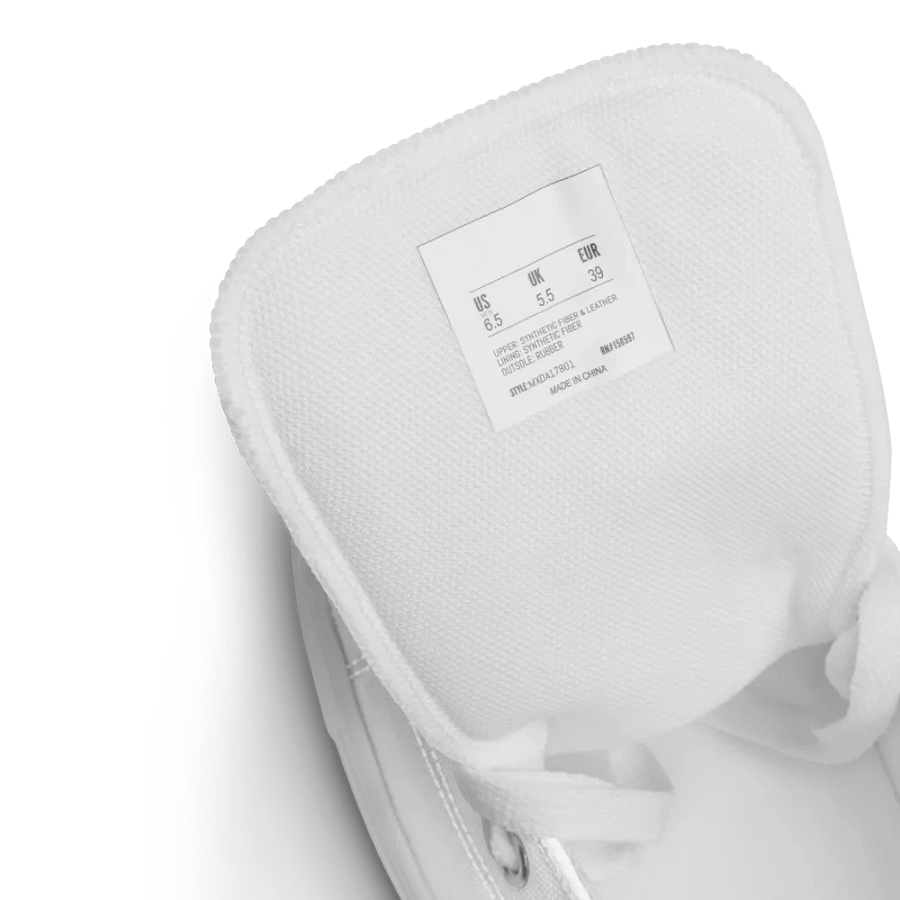 Ladies all white canvas product image (5)