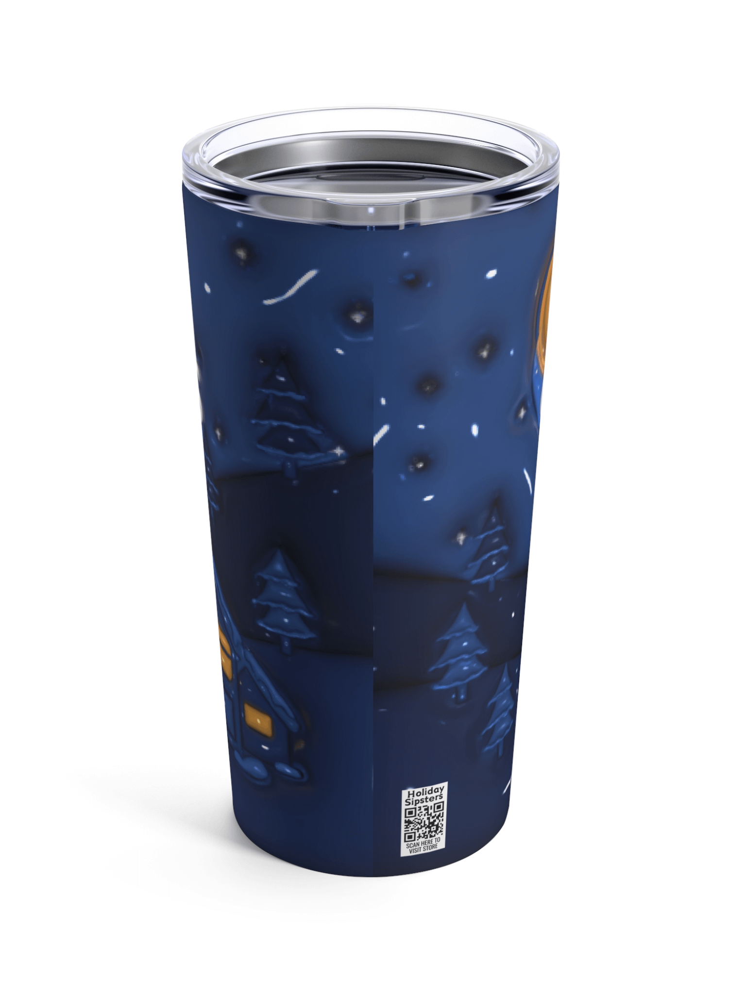 Christmas Night Sky Stainless Steel Tumbler product image (3)