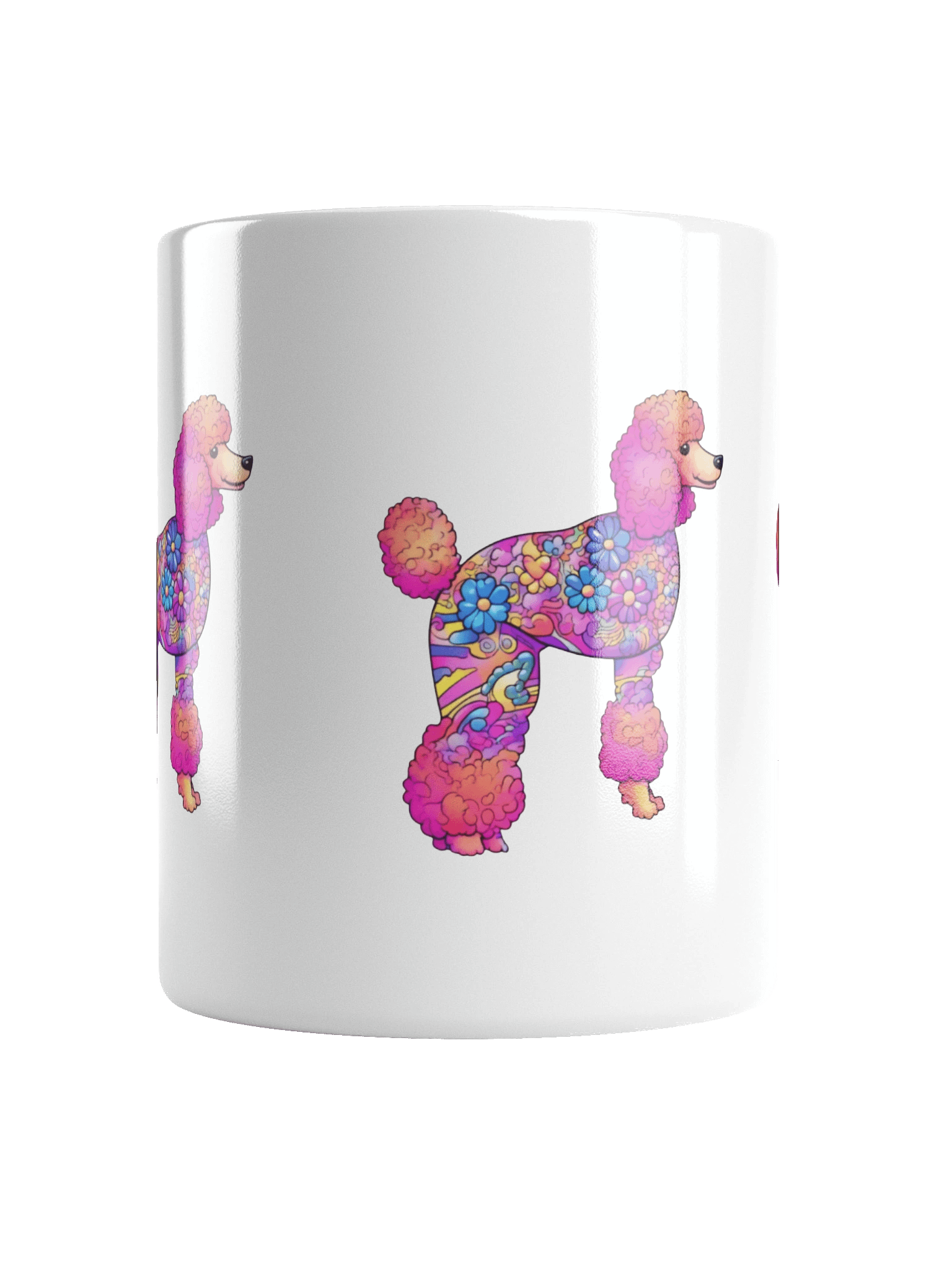 Flower Power Poodle #1 - Mug product image (7)