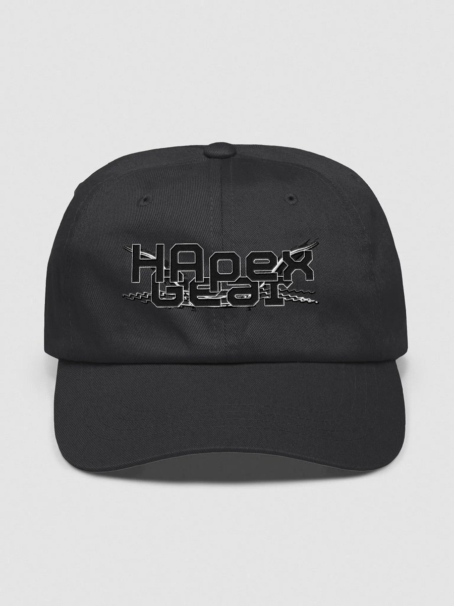 Black HApex Gear White Logo - Embroidered - Classic Dad Hat product image (2)