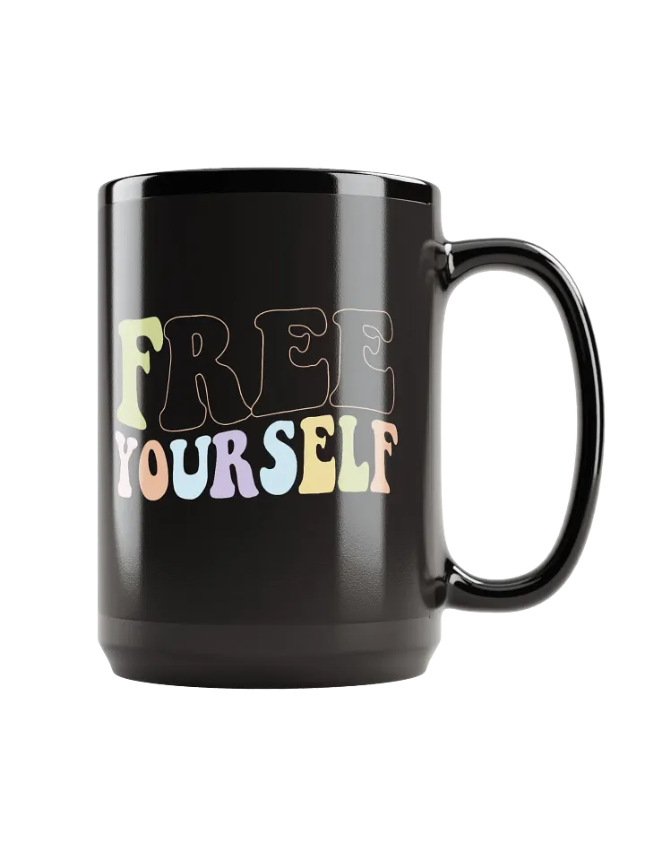 Free Yourself Large Black Mug product image (1)