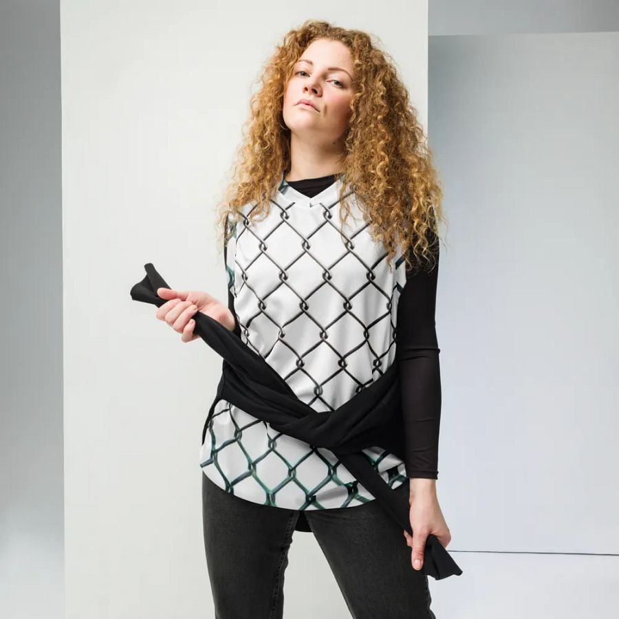 Diamond Mesh Basketball Jersey product image (6)